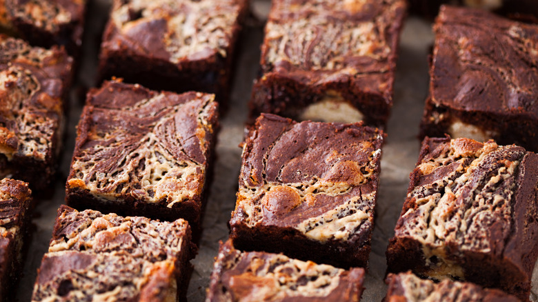 Chocolate tahini brownies