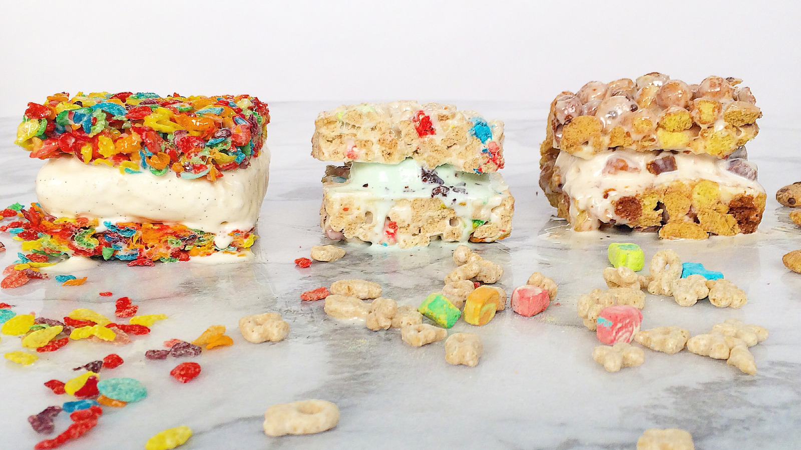 You Should Be Using Cereal For Your Ice Cream Sandwiches