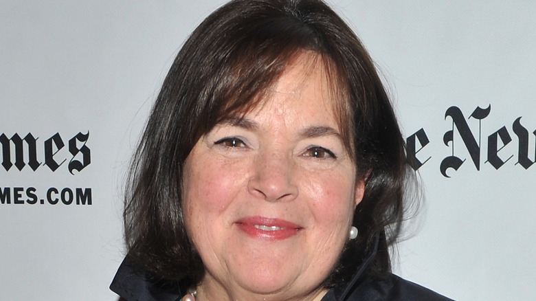 Ina Garten wearing a black shirt