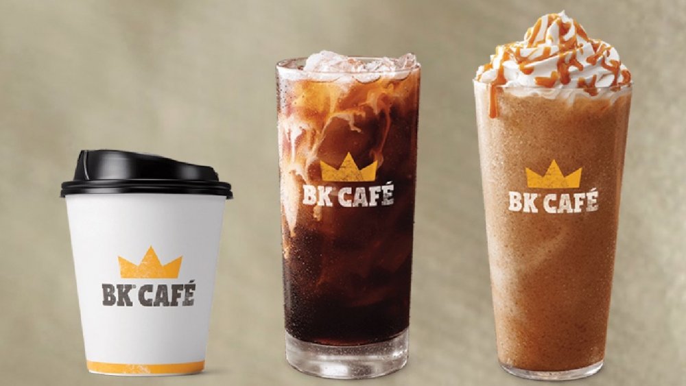 Burger King BK Café Iced Coffee Drinks