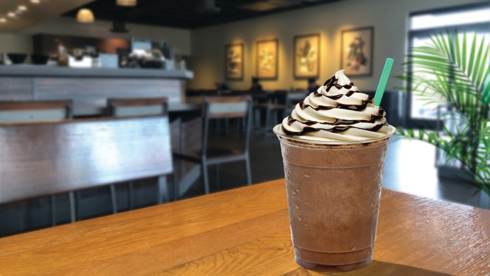 Starbucks frappuccino with whipped cream