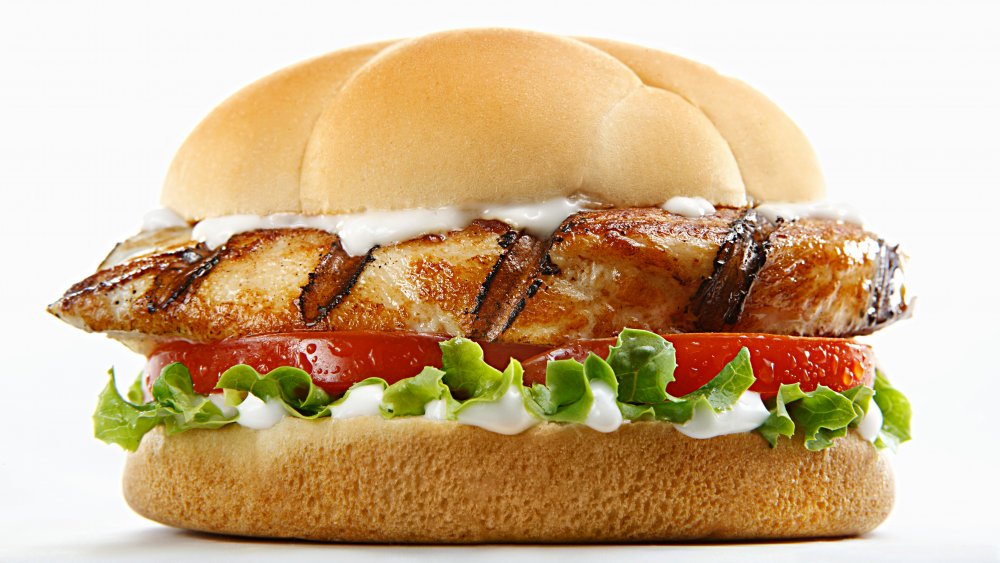 Grilled chicken sandwich 