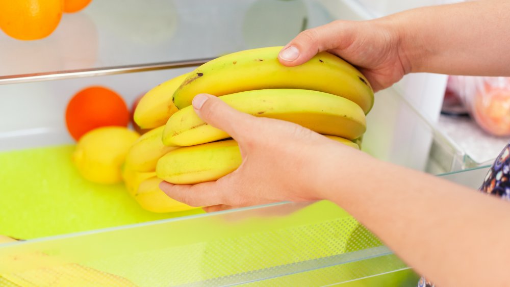 Bananas ion the fridge
