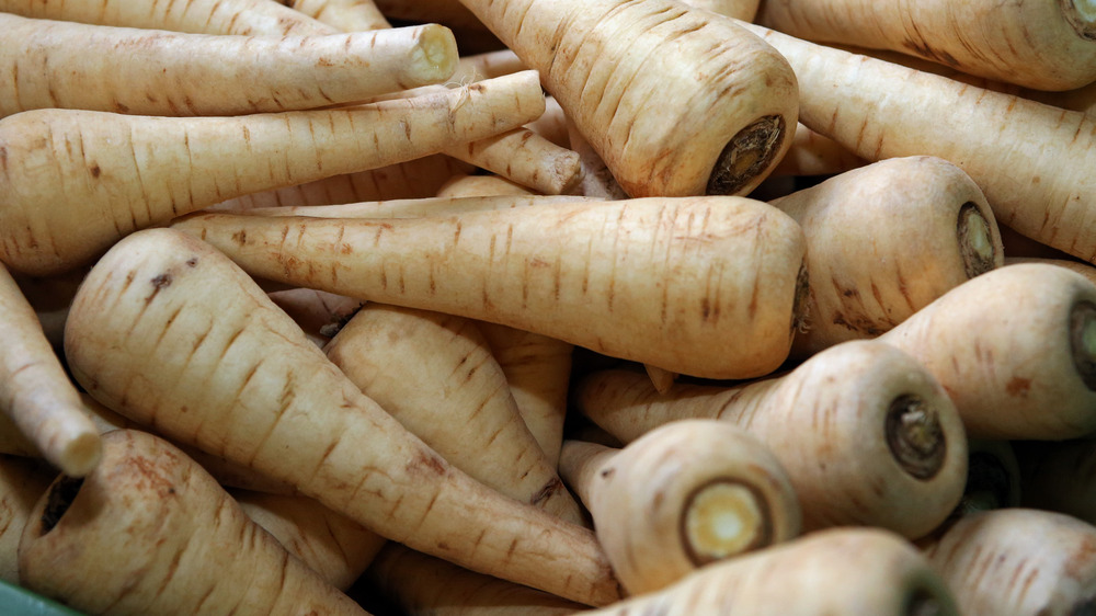 Pile of parsnips