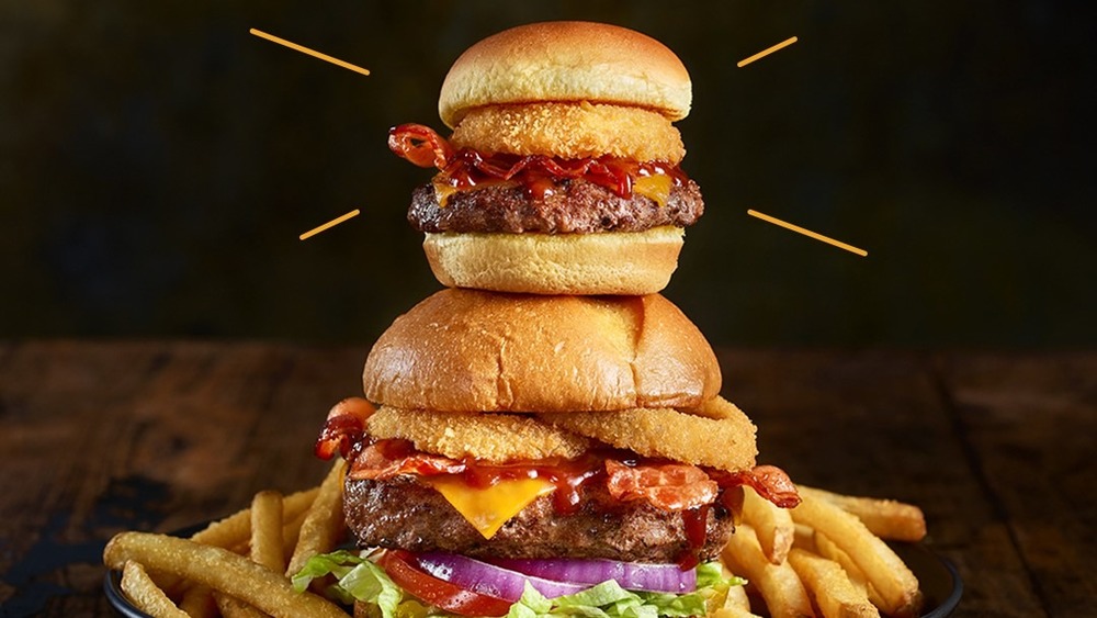 Ruby Tuesday stacked burgers