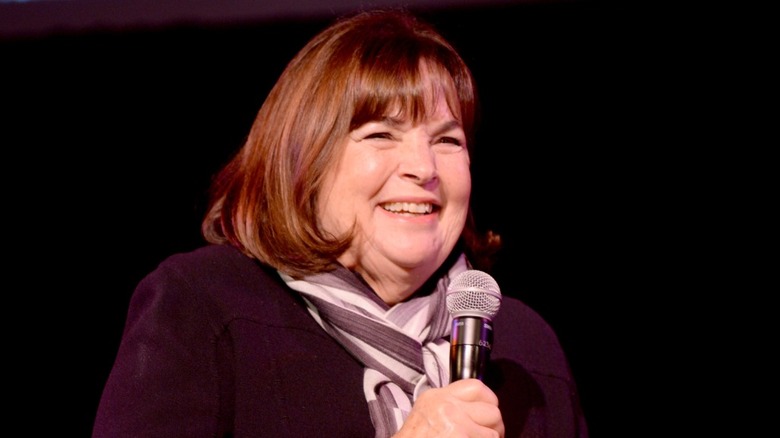 Ina Garten speaking at an event