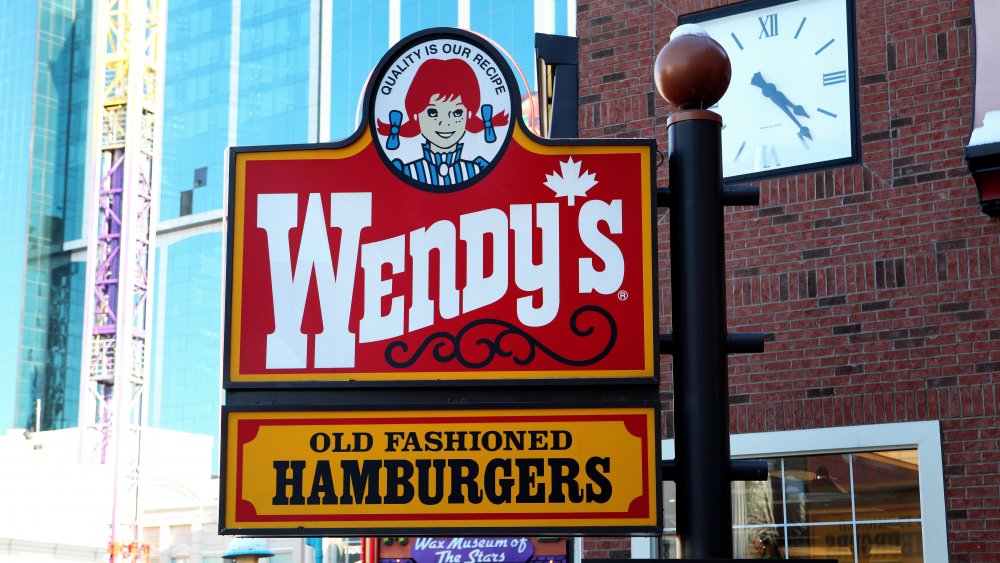 Wendy's signage