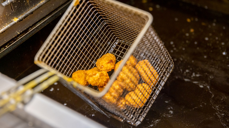 Deep fryer and nuggets