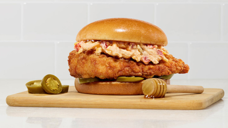 Honey Pepper Pimento Chicken Sandwich