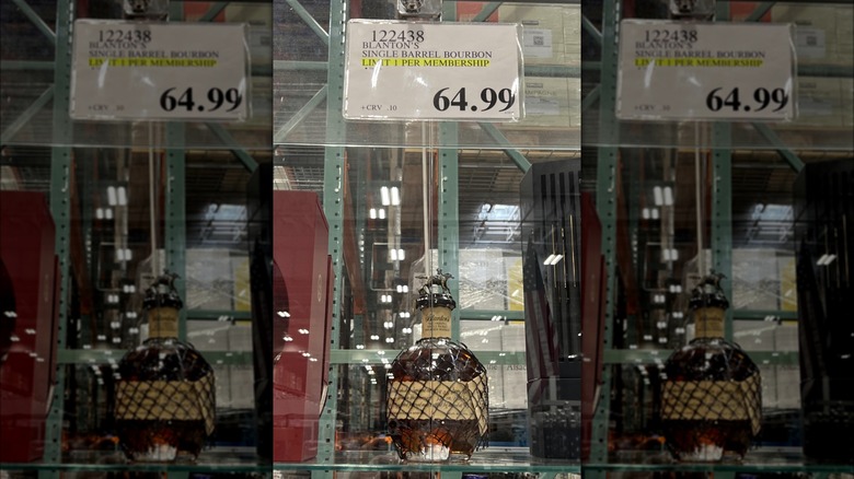 Blanton's single barrel bourbon at Costco