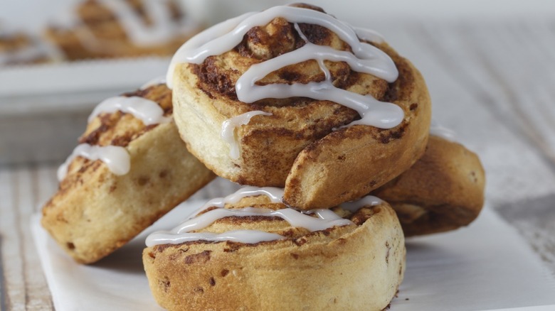 Cinnamon Rolls on a plate