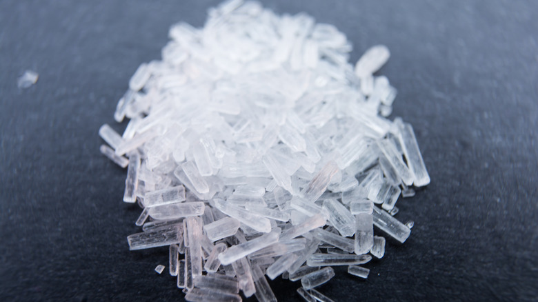 closeup of msg substance