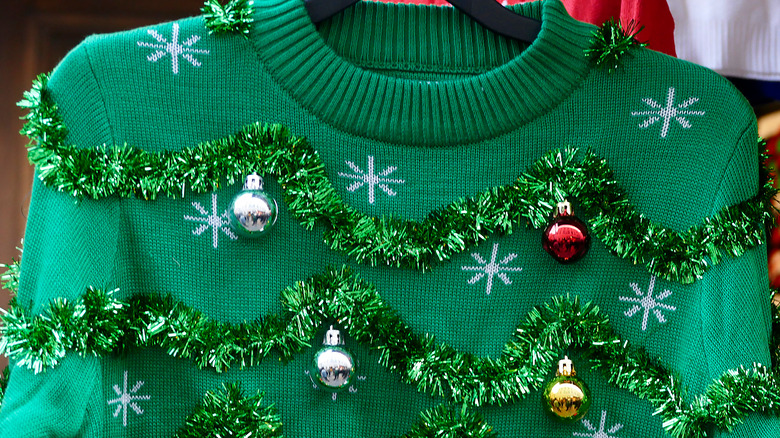 An ugly Christmas sweater