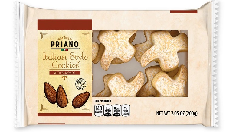 Priano Italian Style Cookies with almonds package