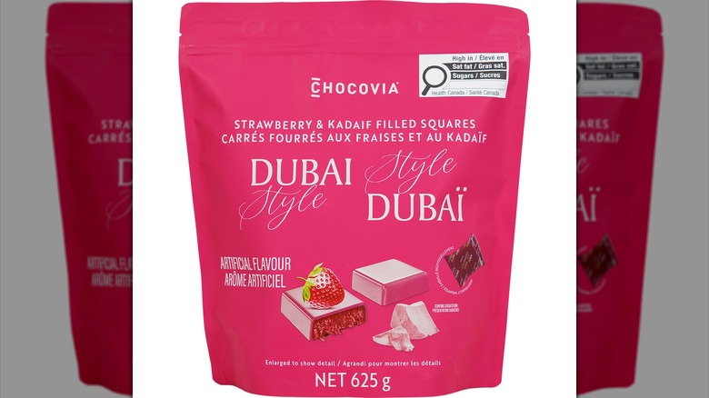 Chocovia Strawberry & Kadaif Dubai Style Squares