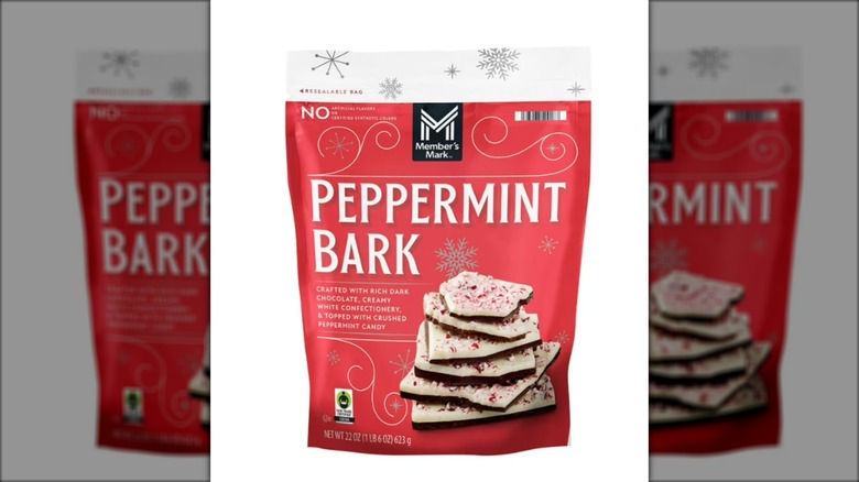 bag of peppermint bark