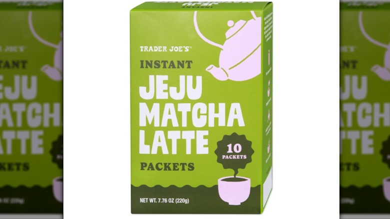 Instant Jeju Matcha Latte Packets at Trader Joe's