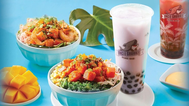 Uncle Sharkii poke bowls and boba teas