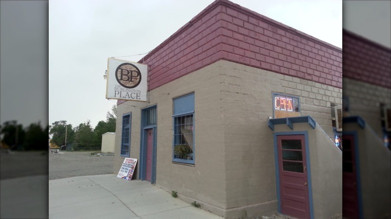 exterior of The Burlington Place restaurant in Burlington, Wyoming