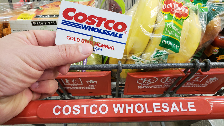 Costco membership card close up