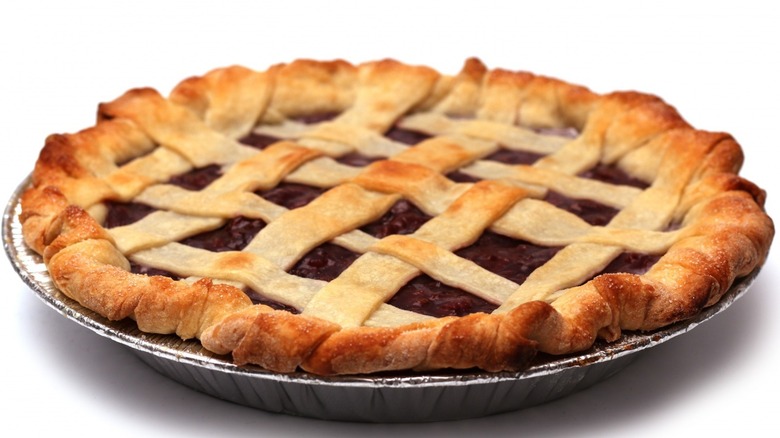 pie white background