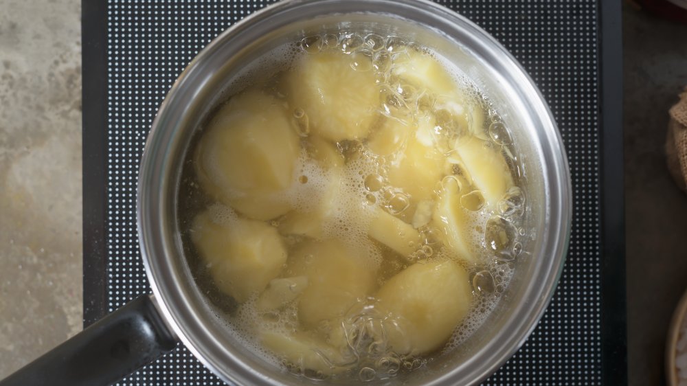 Boiled potatoes