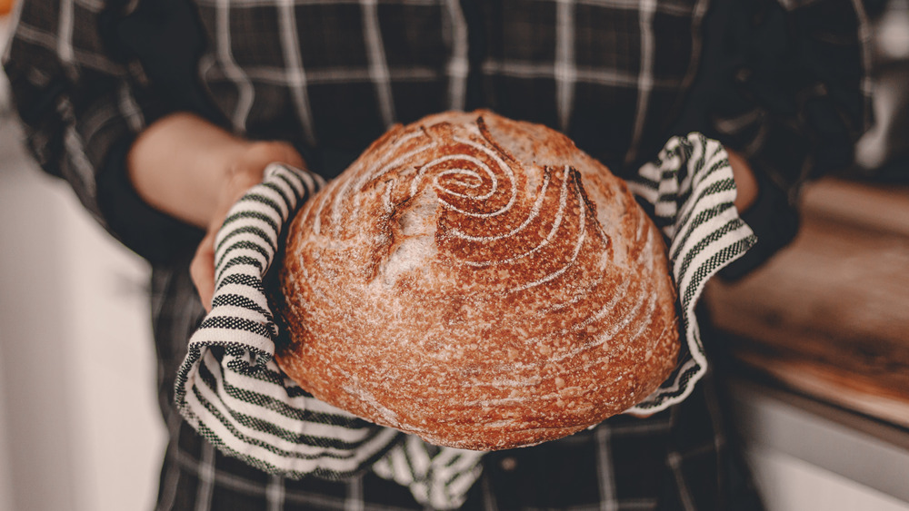 Where to store fresh bread