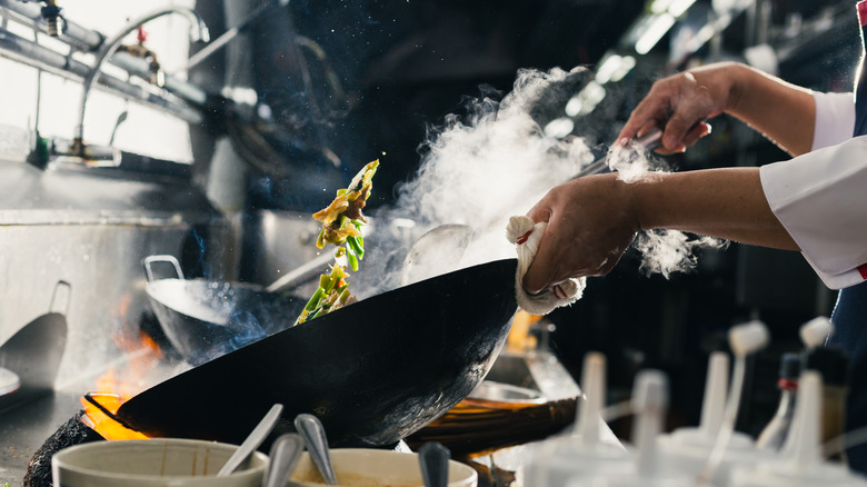 Cooking stir-fry