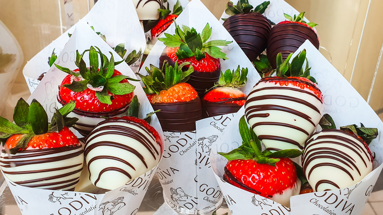 Godiva chocolate-covered strawberries