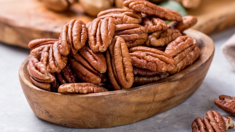 Pecans in a bowl